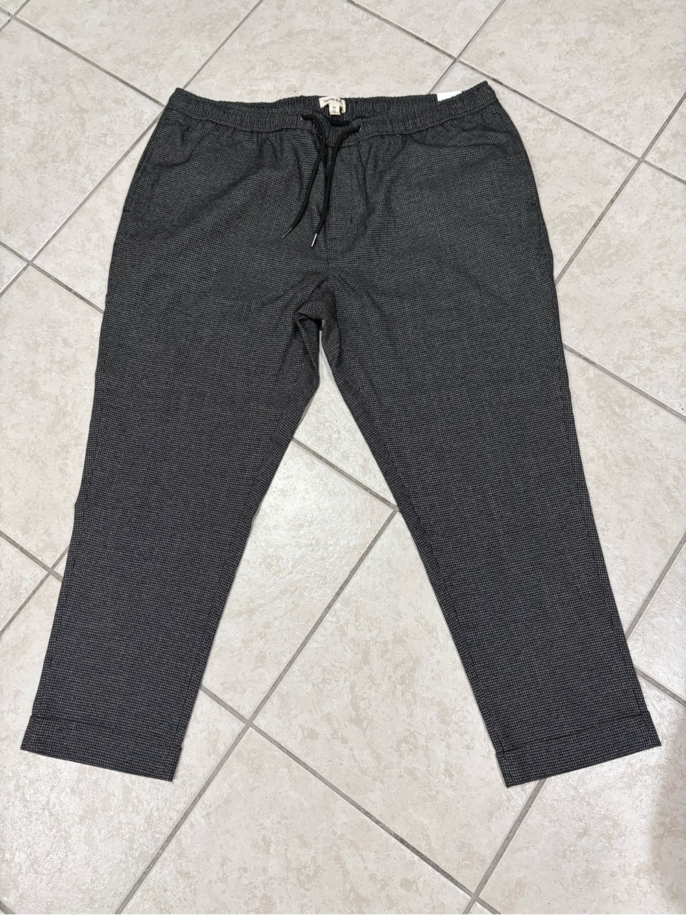 Open edit Charcoal Drawstring Pants